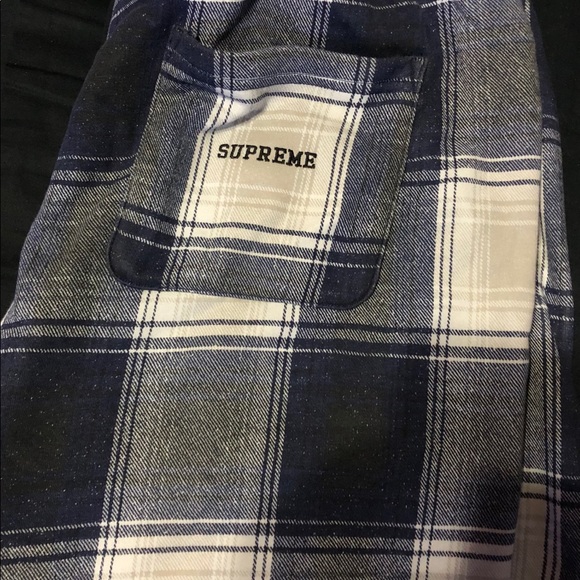 Supreme x Nike FW 18 Flannel Shorts